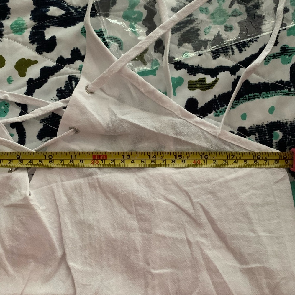 🔥SALE!🔥White Boho Linen Dress🔥Only 1 left! - Picture 4 of 5